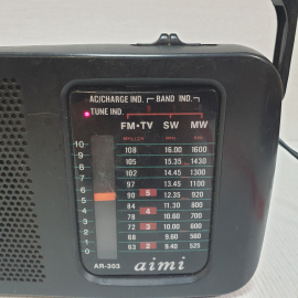 Радиоприемник aimi аr-303, работает, но требует профилактики. Картинка 2